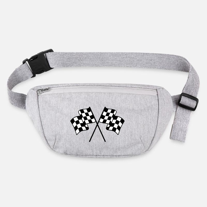 Checkered Flags 2 color Stanley/Stella recycled Hip Bag 