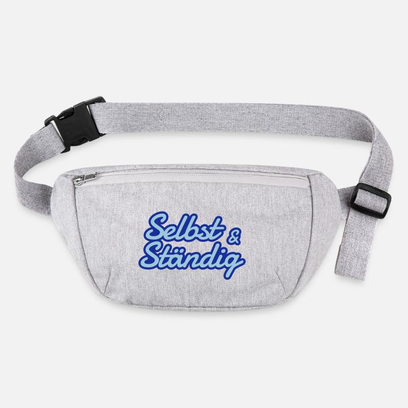 Selbstständig - selbst und ständig Stanley/Stella recycelte Gürteltasche