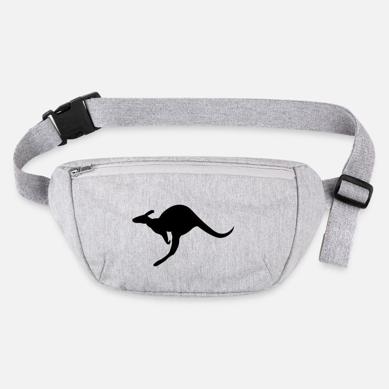 Australia kangaroo roo wallaby outback Stanley/Stella recycled Hip Bag 