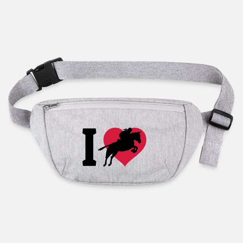 I love Springreiten Stanley/Stella recycelte Gürteltasche