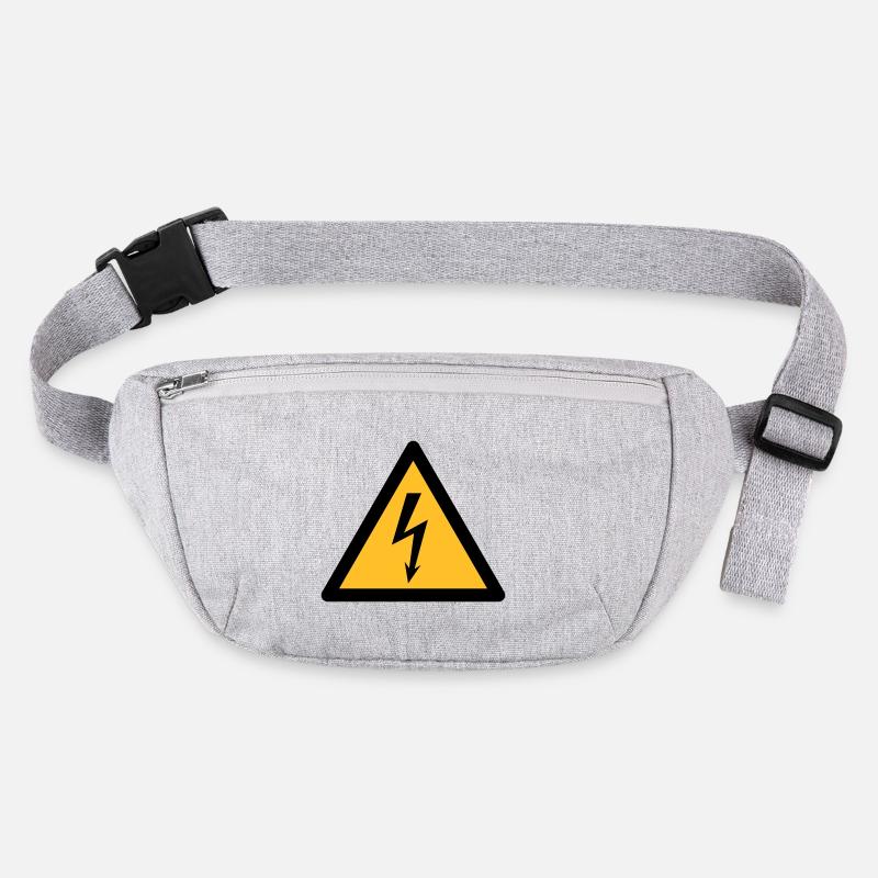 Symbole de danger - High Voltage (2 couleurs) Sac banane recyclé Stanley/Stella
