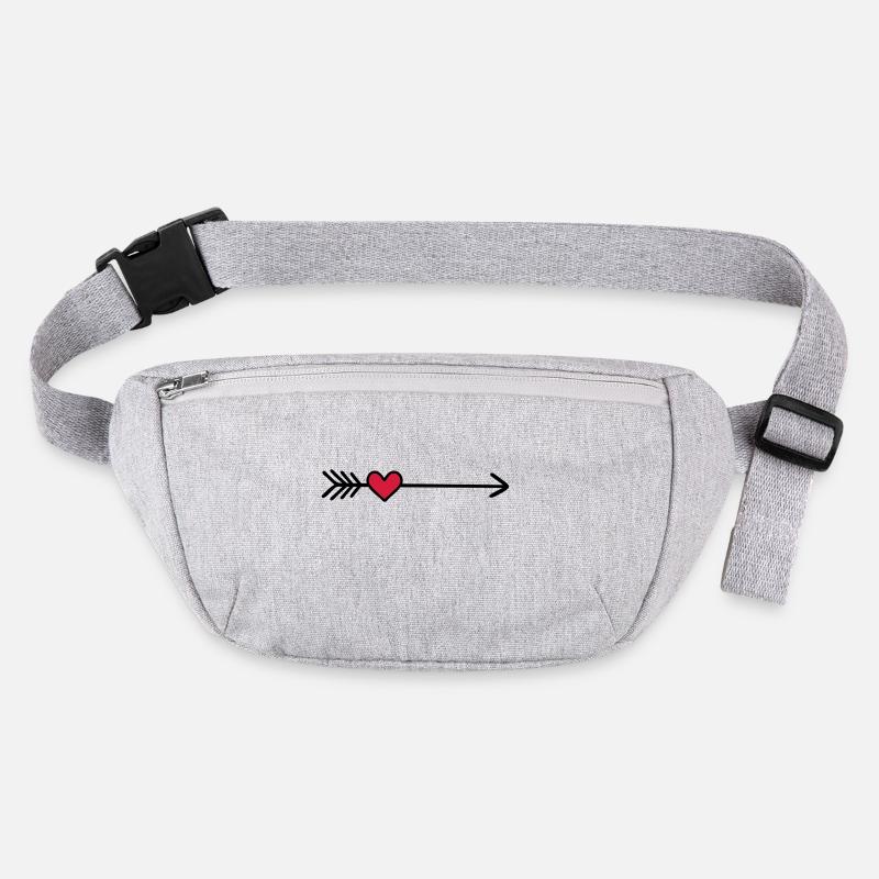 heart Stanley/Stella recycled Hip Bag 