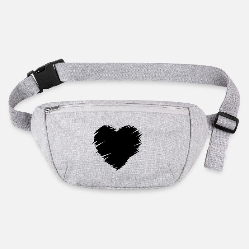 Herz - Heart Stanley/Stella recycelte Gürteltasche