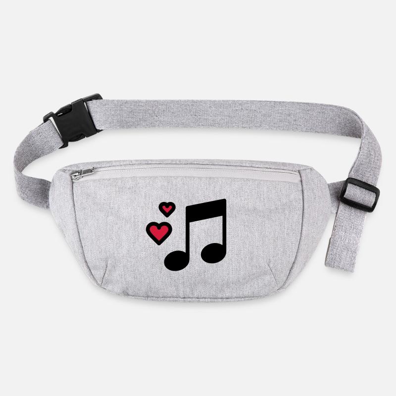 Romantische Musik Note Stanley/Stella recycelte Gürteltasche