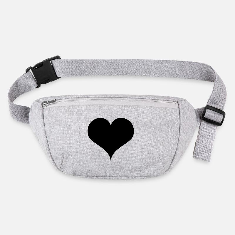 heart Stanley/Stella recycled Hip Bag 