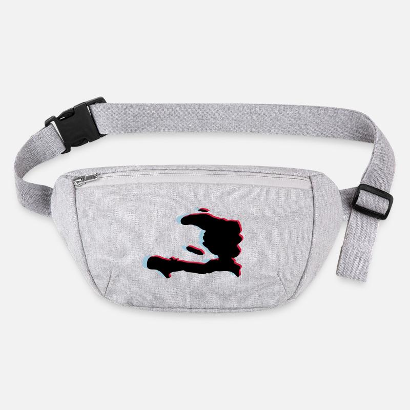 3d anaglyph HAITI green Stanley/Stella recycled Hip Bag 