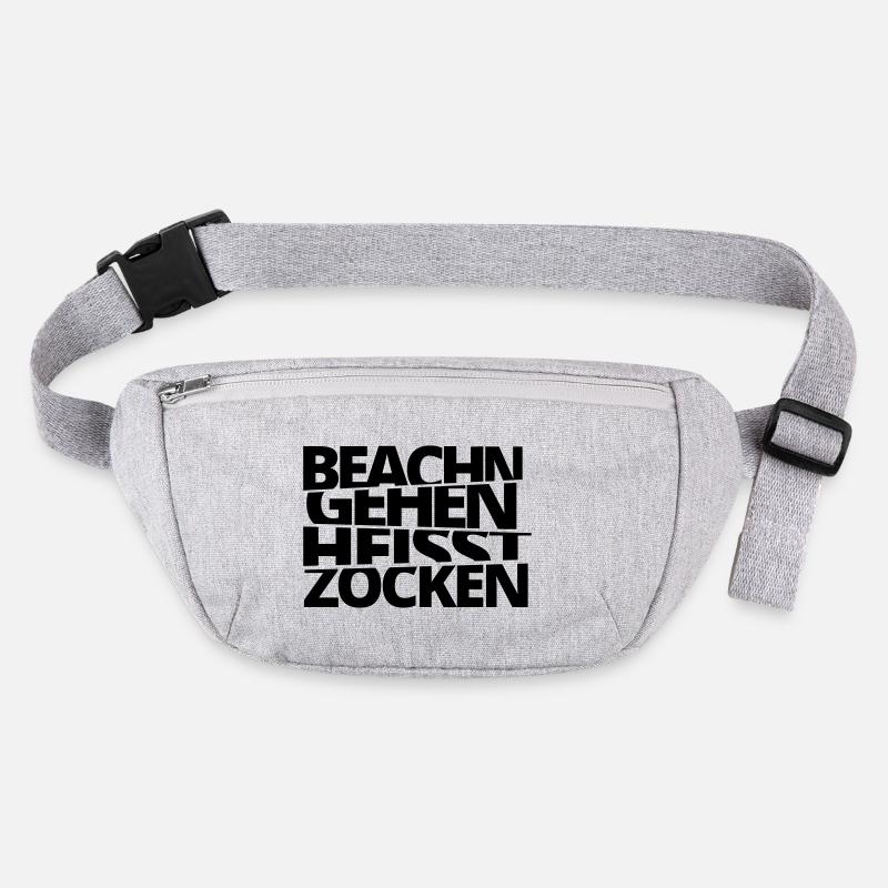 Beachn gehn heisst Zocken! Stanley/Stella recycelte Gürteltasche