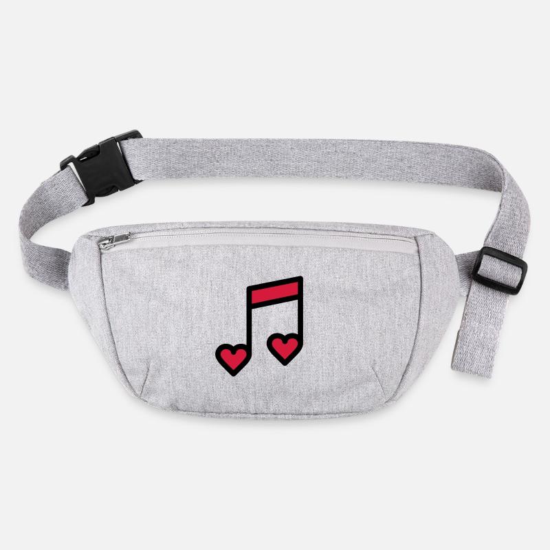 Romantische Musik Note Stanley/Stella recycelte Gürteltasche