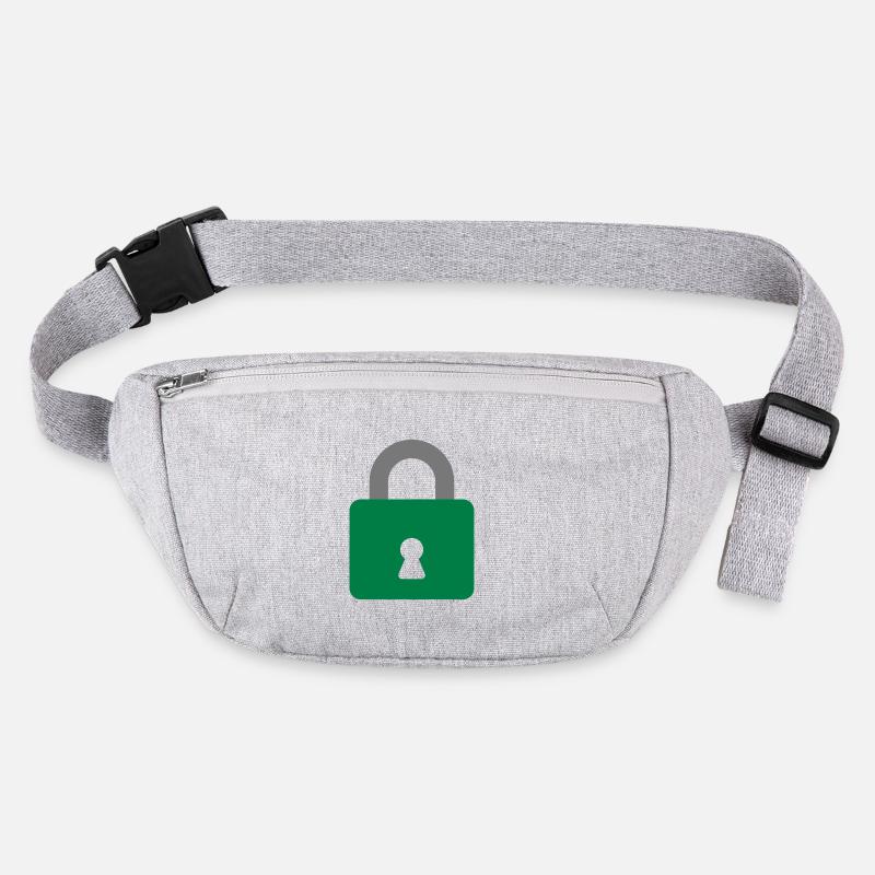 Vorhängeschloss Stanley/Stella recycelte Gürteltasche