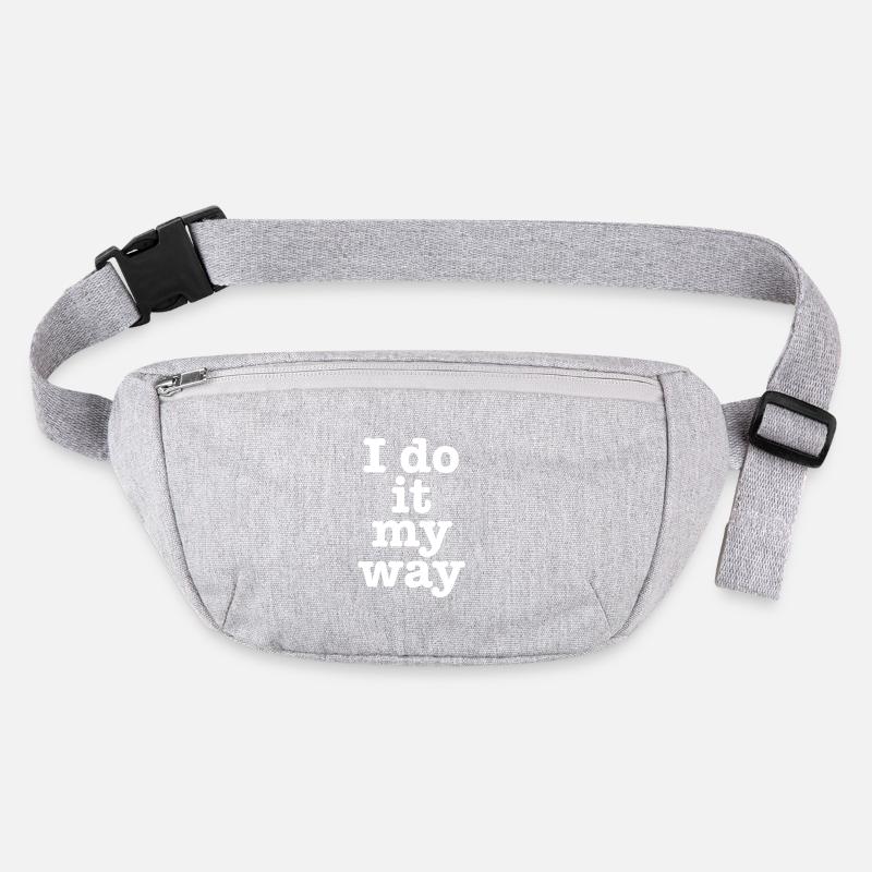 „I do it my way" Motivanions-Spruch Stanley/Stella recycelte Gürteltasche