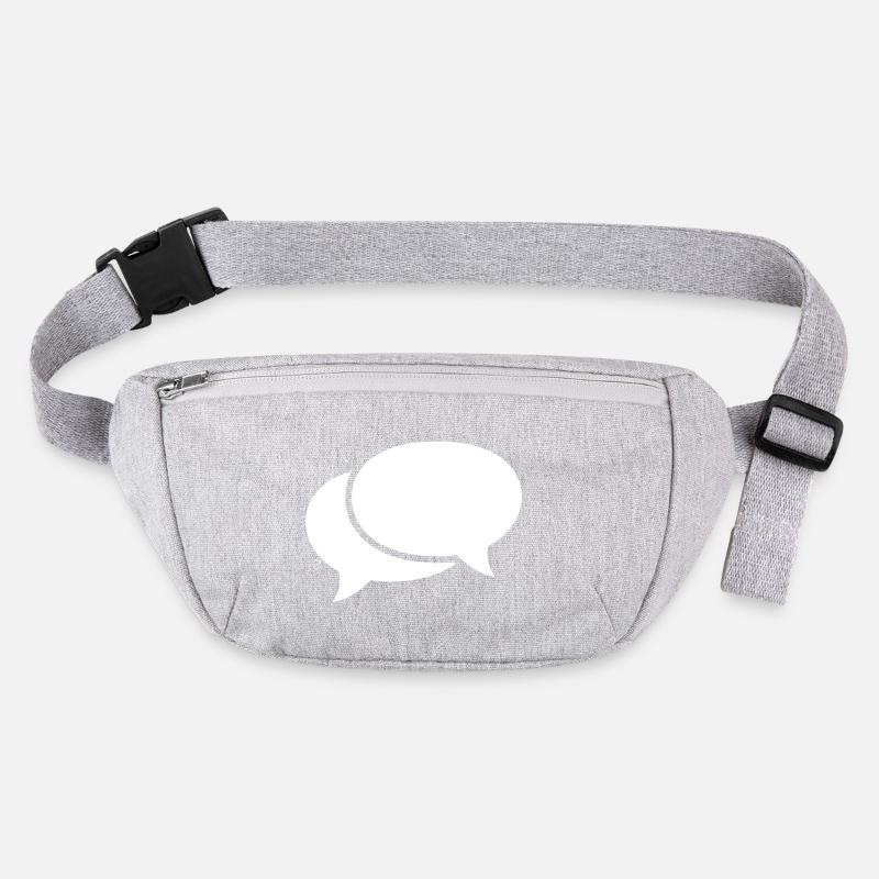 speech bubbles Stanley/Stella recycled Hip Bag 