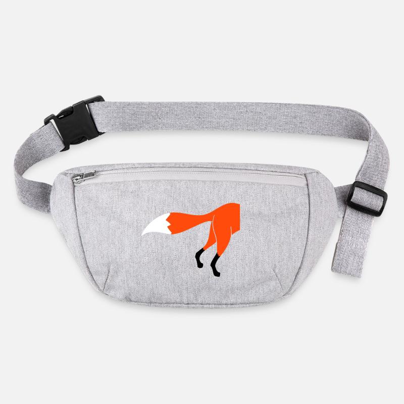 Halber Fuchs Hinterteil Hinten Hintere Hälfte Cool Stanley/Stella recycelte Gürteltasche