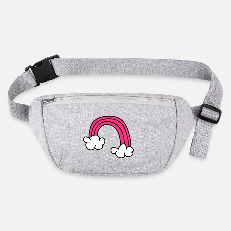 Kinderzeichnungen: Regenbogen Stanley/Stella recycelte Gürteltasche