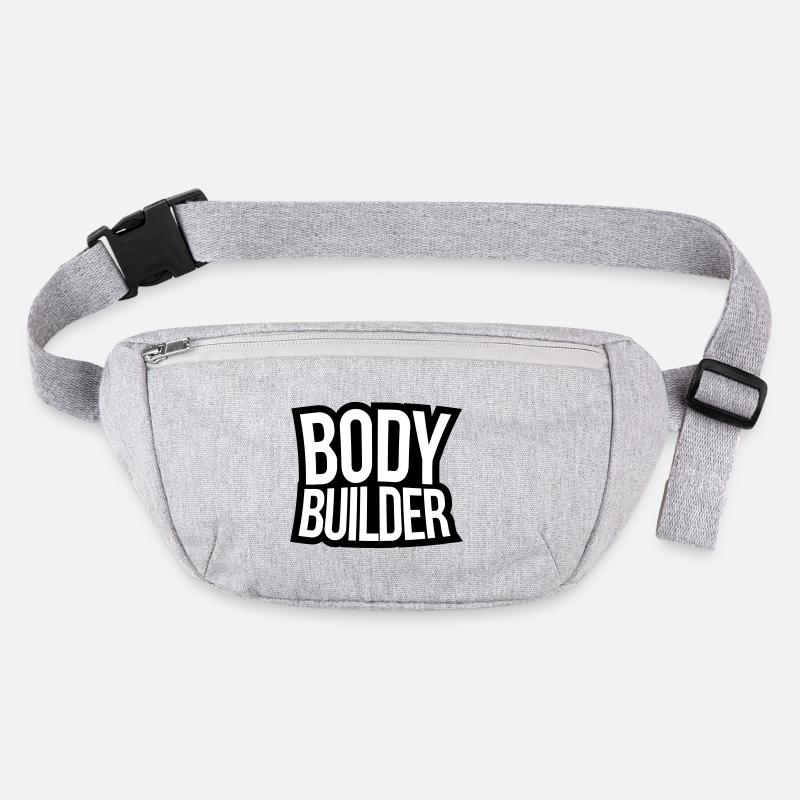 Bodybuilder text Stanley/Stella recycled Hip Bag 