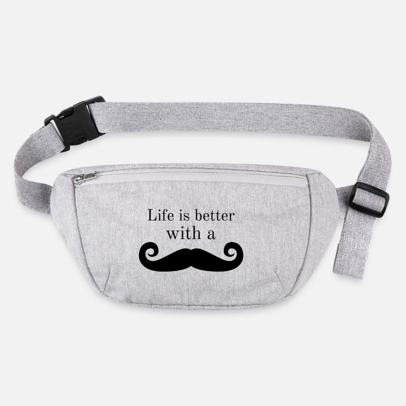 Schnurrbart Stanley/Stella recycelte Gürteltasche