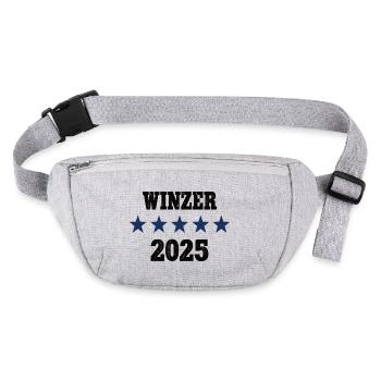 Winzer 2025 Beruf Winzerei Lehre Lehrling Weingut - Stanley/Stella recycelte Gürteltasche - Grau meliert - Vorne