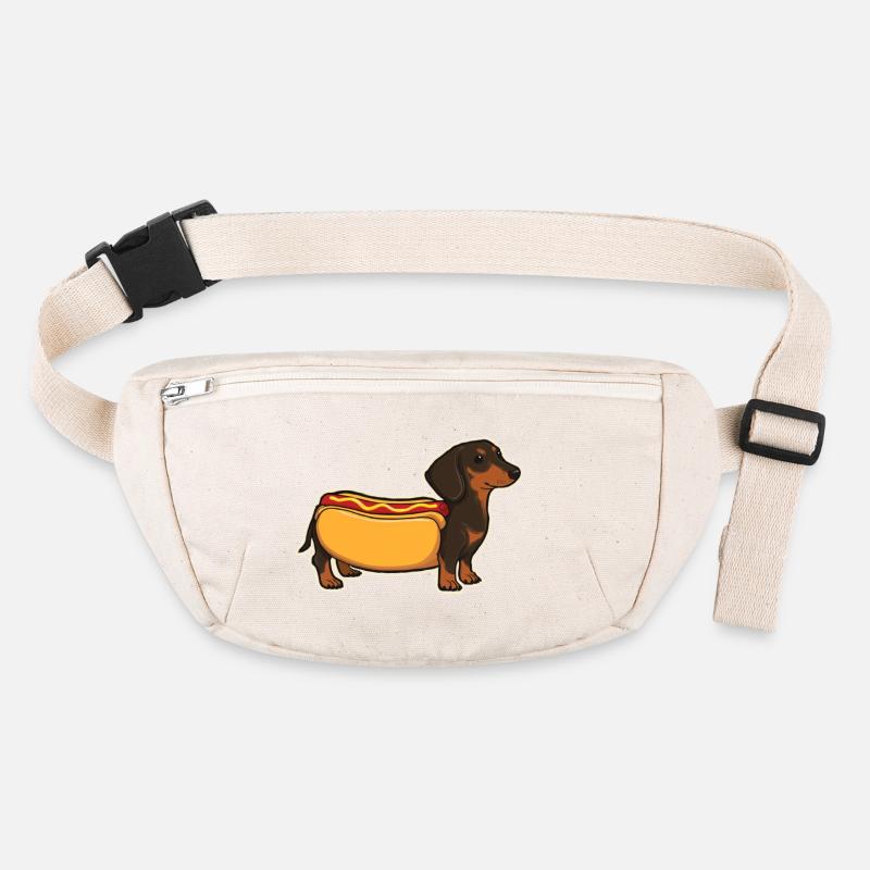 Collant en pain de hot-dog teckel mignon Sac banane recyclé Stanley/Stella