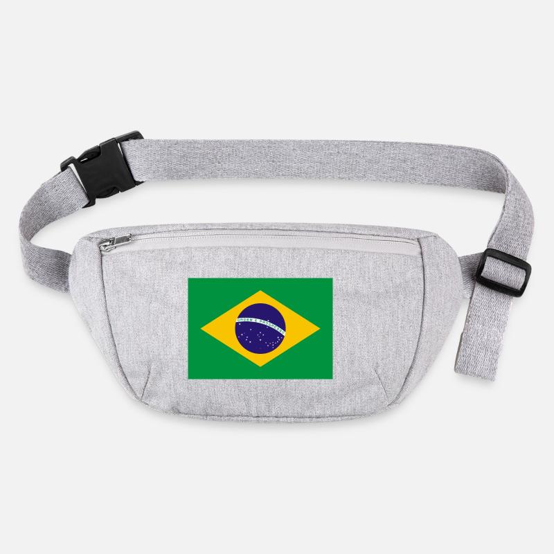 Brésil drapeau bannière Sac banane recyclé Stanley/Stella