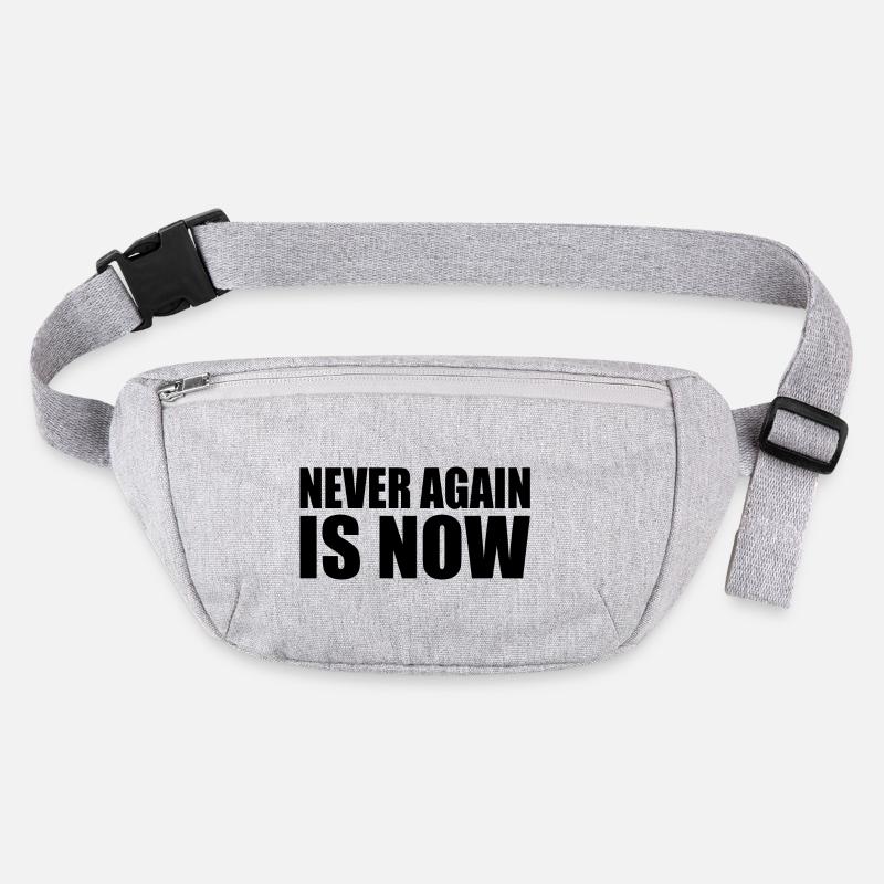 Never again is now Stanley/Stella recycelte Gürteltasche