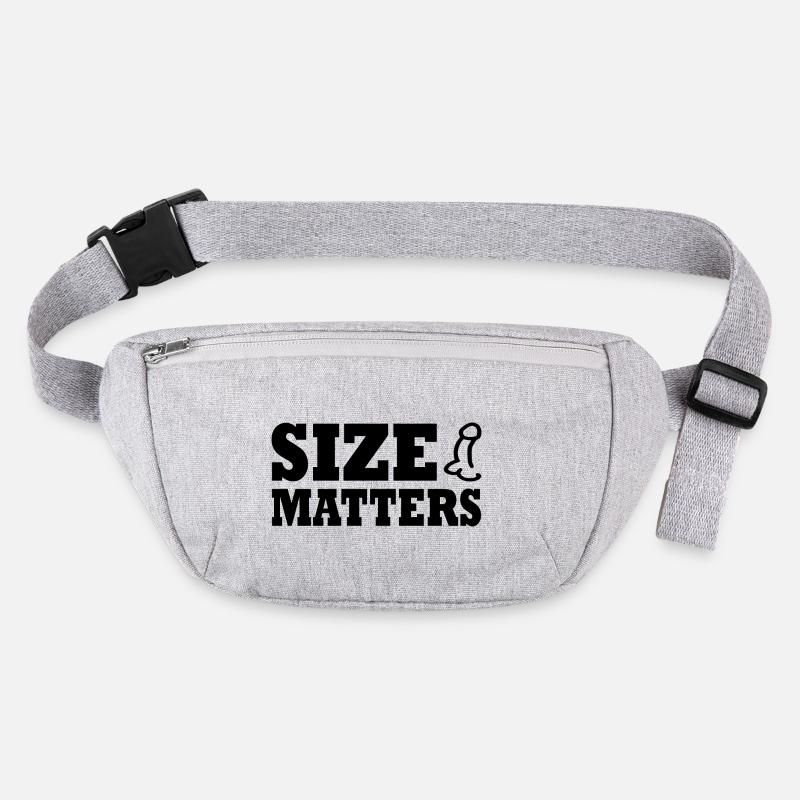 Size matters penis Stanley/Stella recycelte Gürteltasche