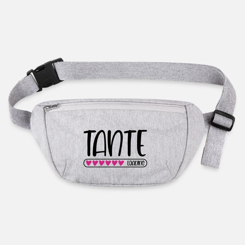 Tante loading - Stanley/Stella recycelte Gürteltasche - Grau meliert