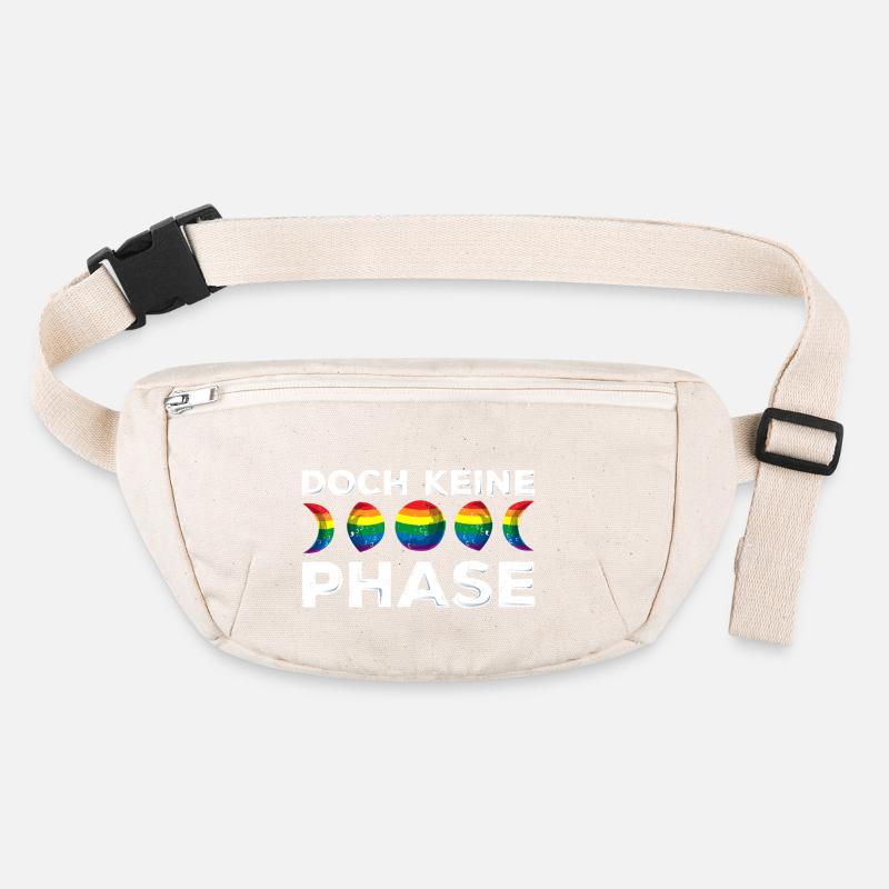 Mondphase Regenbogenflagge Pride Month Geschenk Stanley/Stella recycelte Gürteltasche