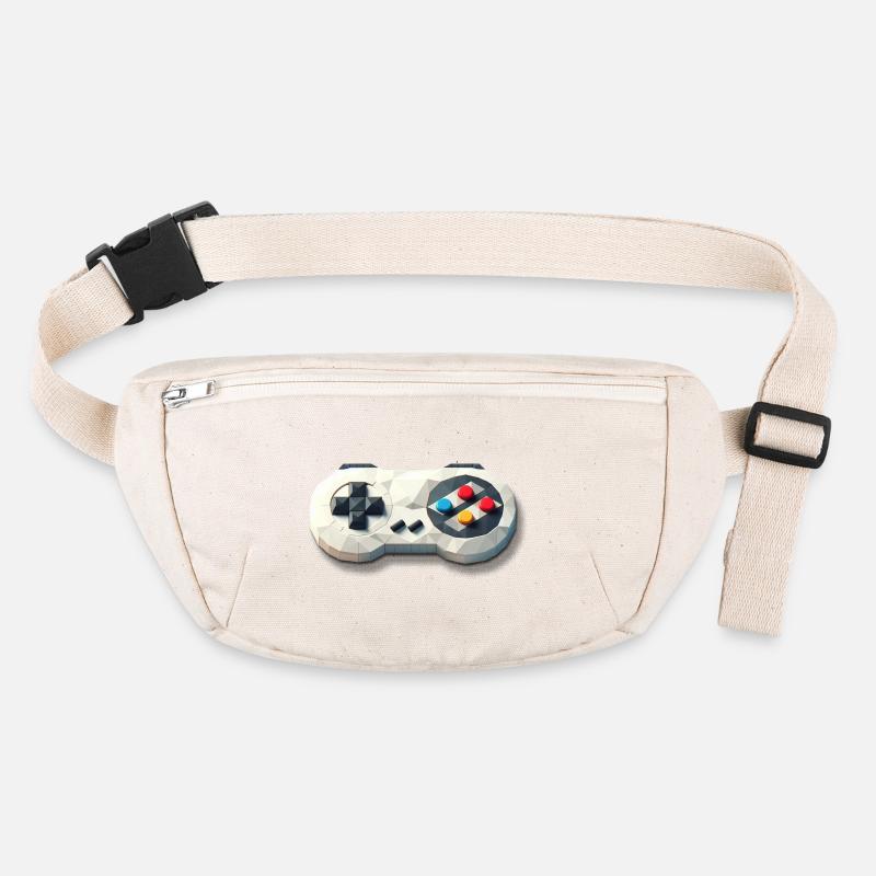 Retro Controller 16 Bit Gaming Nostalgie Stanley/Stella recycelte Gürteltasche