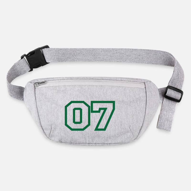 Numéro 7 sport vert Sac banane recyclé Stanley/Stella