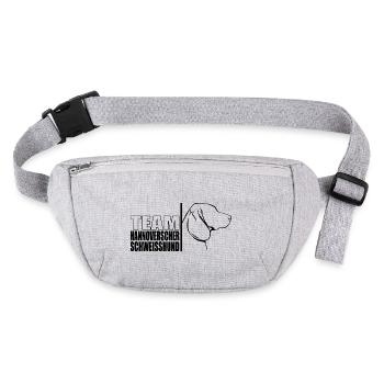 TEAM Hanoverian Scent Dog Dogs Wilsigns - Stanley/Stella recycled Hip Bag  - heather grey - Front