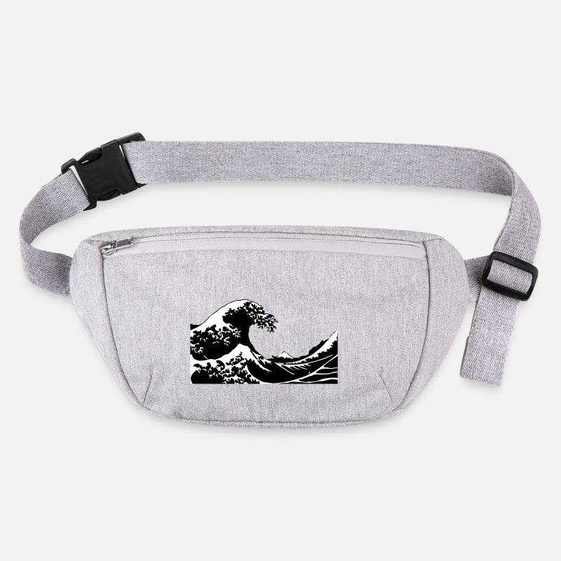 Wave - Stanley/Stella recycled Hip Bag  - heather grey