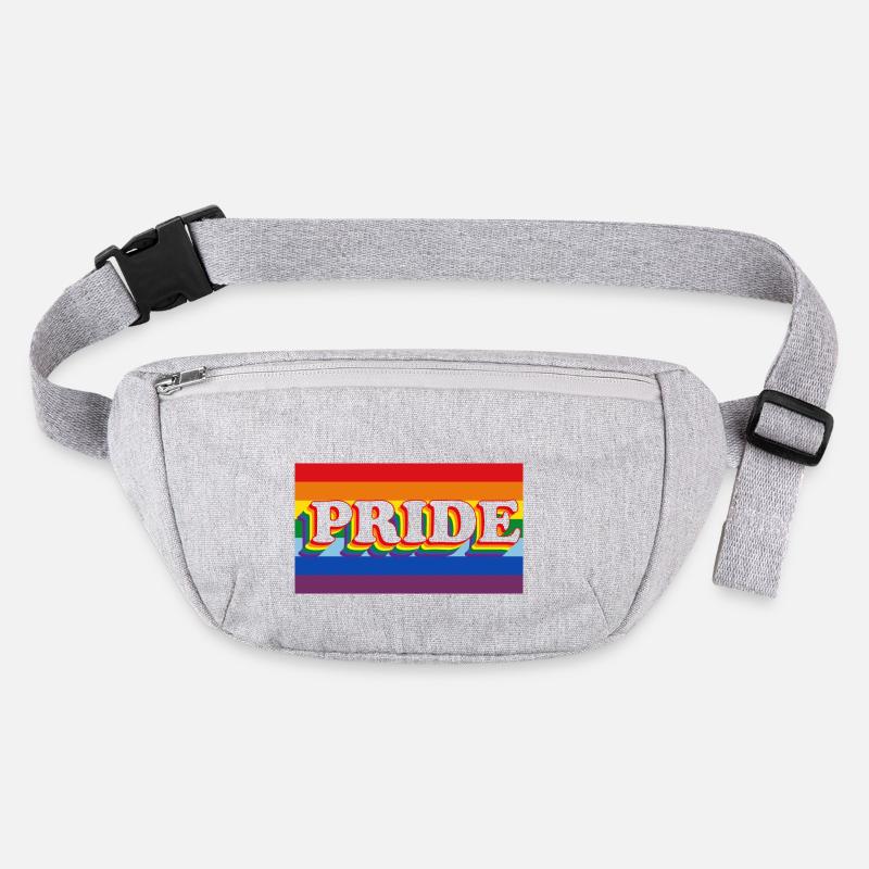 rainbow banner pride Stanley/Stella recycled Hip Bag 