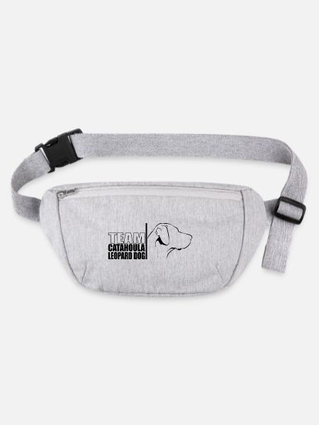 TEAM Catahoula Leopard Dog Hunde Hund Wilsigns - Stanley/Stella recycled Hip Bag  - heather grey - Front
