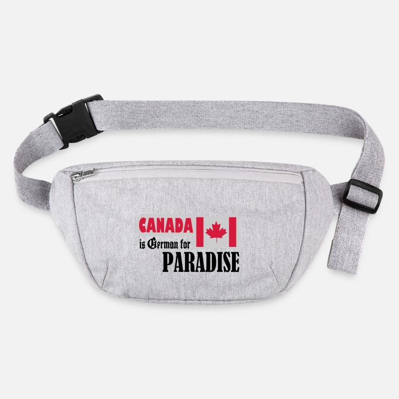 canada is german for paradise Stanley/Stella recycled Hip Bag 