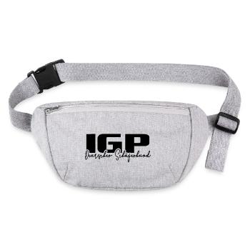 IGP BERGER ALLEMAND Le sport canin de Wilsign - Sac banane recyclé Stanley/Stella - gris chiné - Devant