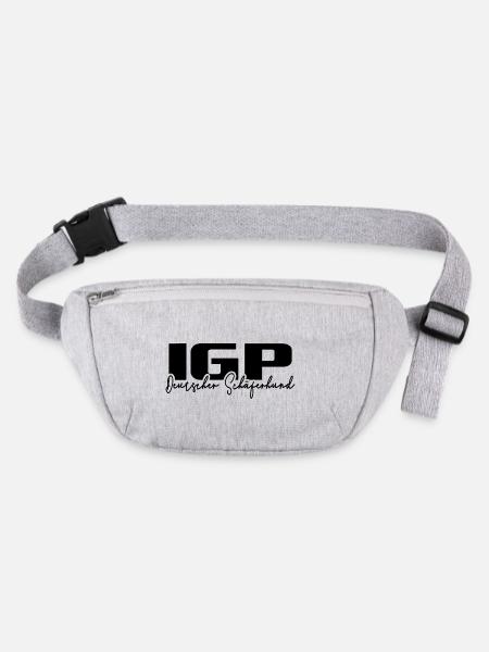 IGP GERMAN SHEPHERD Wilsign's dog sport - Stanley/Stella recycled Hip Bag  - heather grey - Front