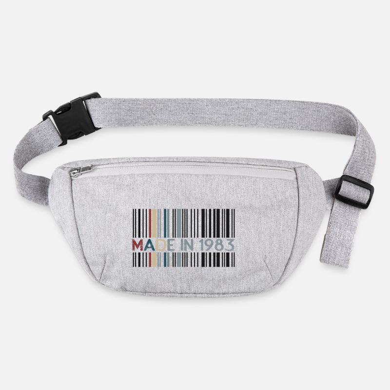 1983 Anniversaire Barcode Sac banane recyclé Stanley/Stella