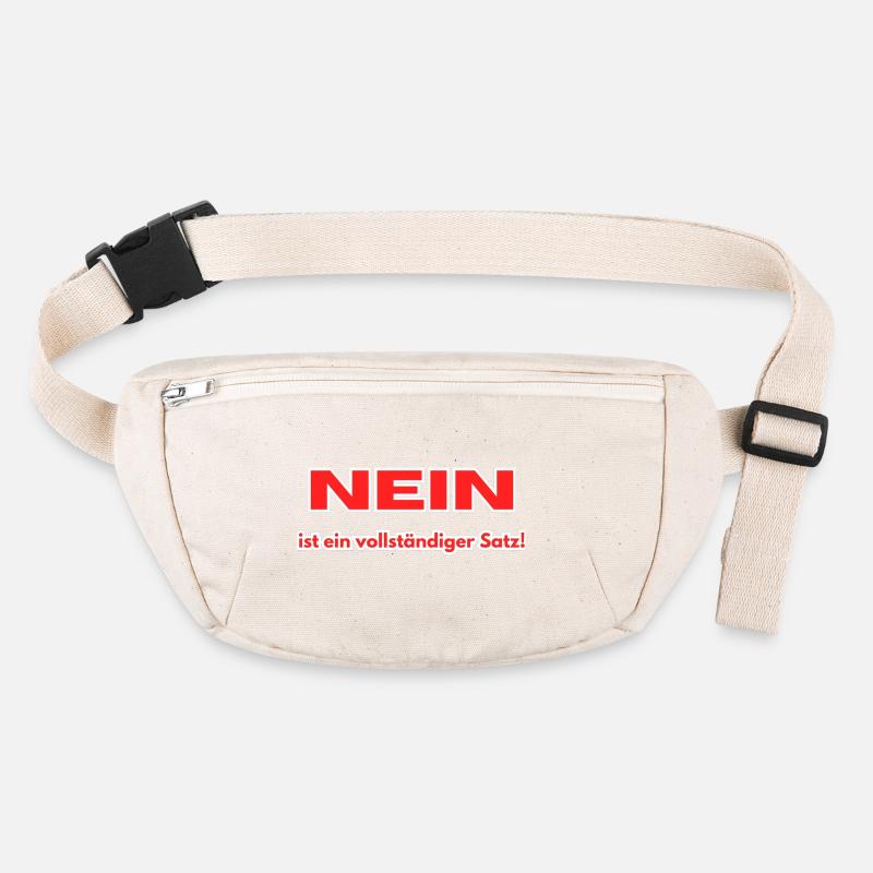 NEIN ist ein vollständiger Satz! Stanley/Stella recycelte Gürteltasche
