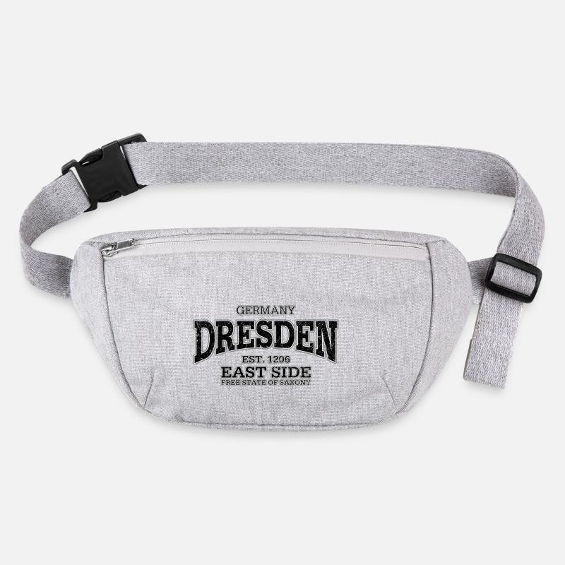 Dresden (black oldstyle) Stanley/Stella recycled Hip Bag 