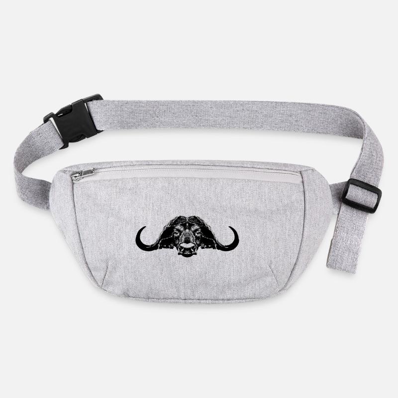 Büffel / Kaffernbüffel / Bull Stanley/Stella recycelte Gürteltasche