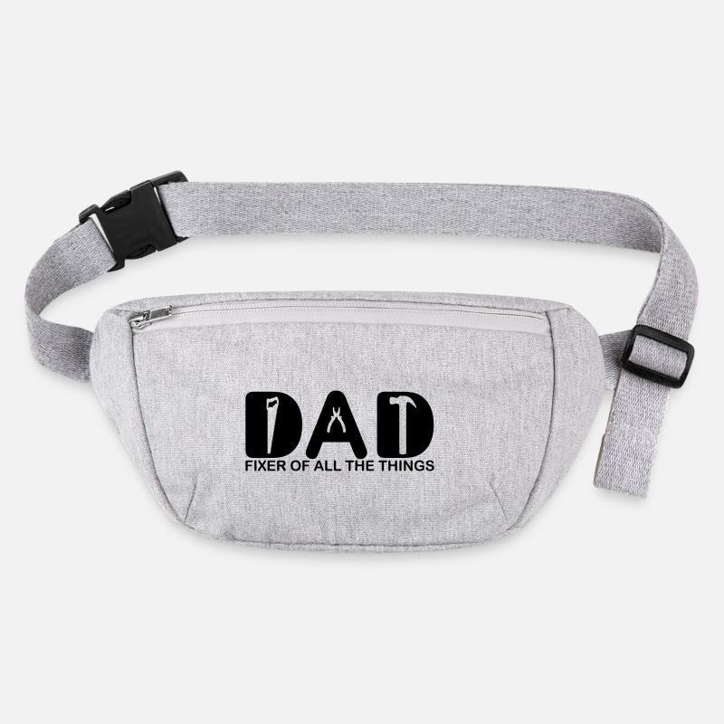 Papa. Réparateur de toutes les choses. Sac banane recyclé Stanley/Stella