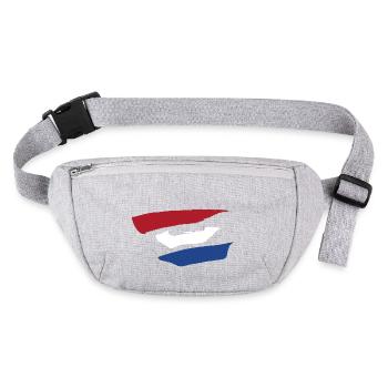 Drapeau des Pays-Bas - Coups de pinceau - Sac banane recyclé Stanley/Stella - gris chiné - Devant