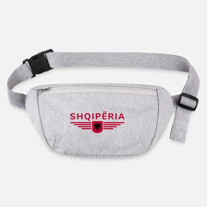 Albanien Design – Stolz und Stil Stanley/Stella recycelte Gürteltasche