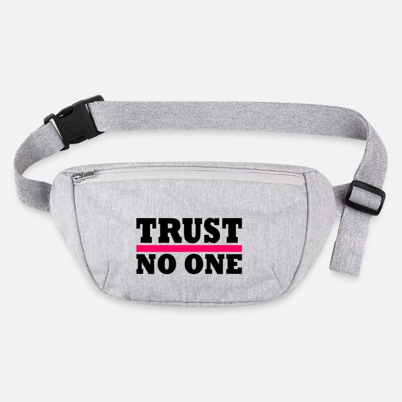 Trust no one Stanley/Stella recycelte Gürteltasche