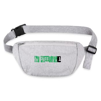 BE DIFFERENT - Stanley/Stella recycled Hip Bag  - heather grey - Front