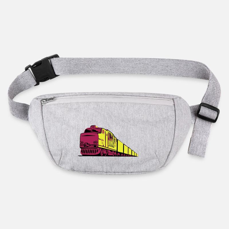 Güterzug Eisenbahn lok Stanley/Stella recycelte Gürteltasche