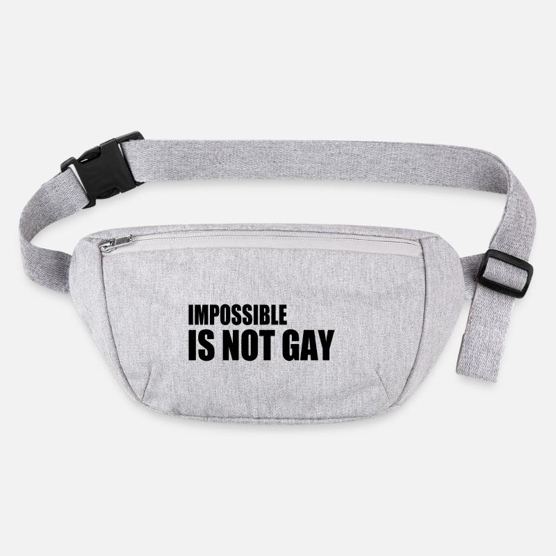 impossible is not gay Stanley/Stella recycelte Gürteltasche