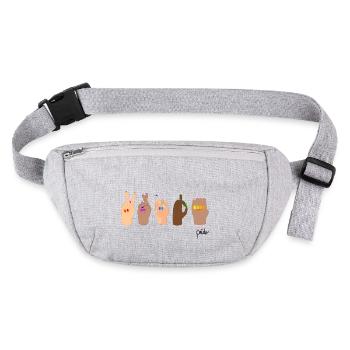 Rainbow Harmony : un concours de design de fierté - Sac banane recyclé Stanley/Stella - gris chiné - Devant