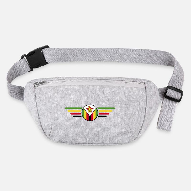 J’aime le Zimbabwe, T-shirt design de style élégance Sac banane recyclé Stanley/Stella