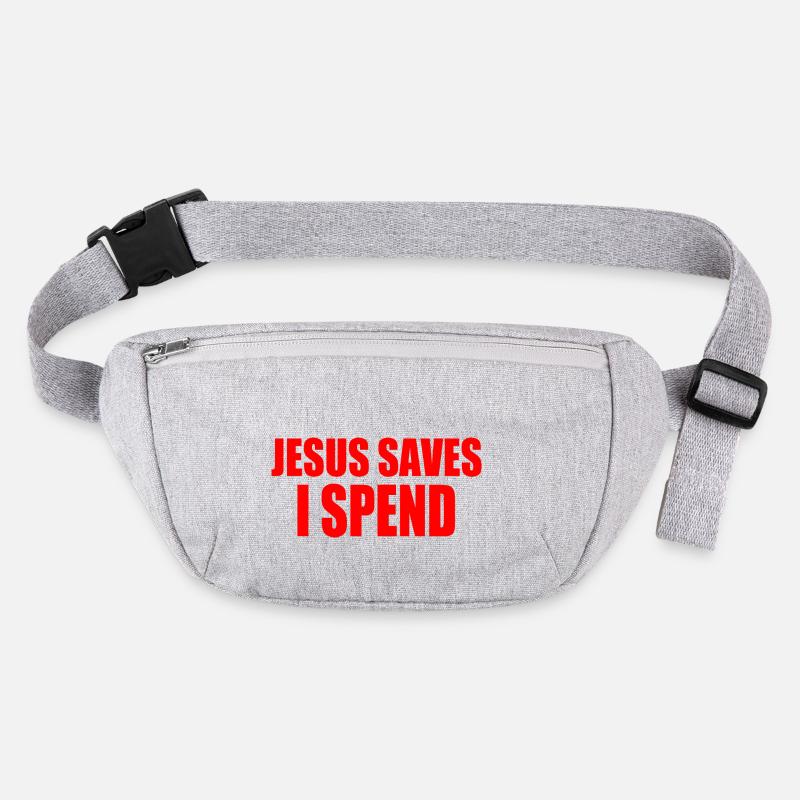 jesus saves i spend Stanley/Stella recycelte Gürteltasche