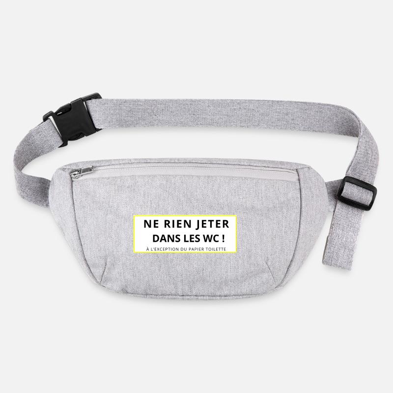 Toilet panel cleanliness Stanley/Stella recycled Hip Bag 